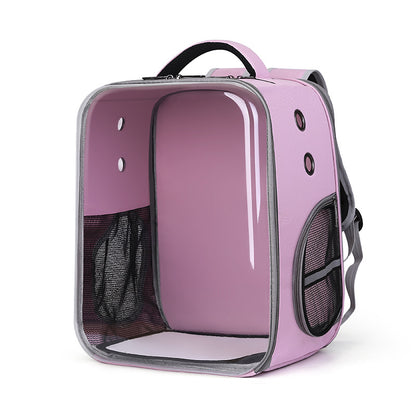 Pet Bag Portable Panoramic Transparent