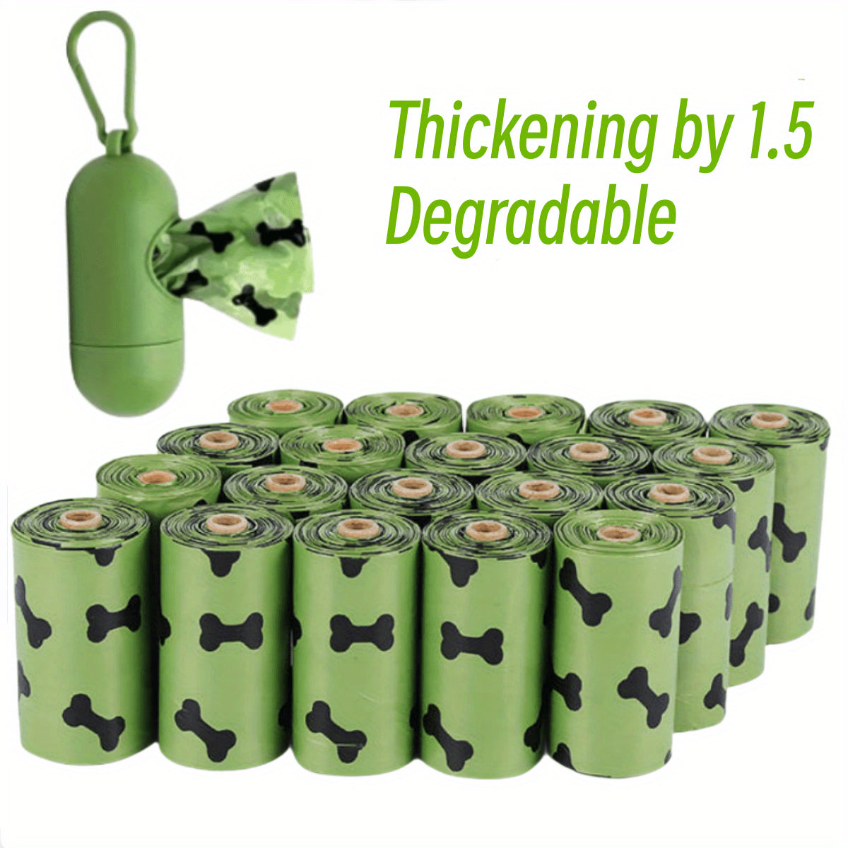 Biodegradable Pet Bags + Dispenser