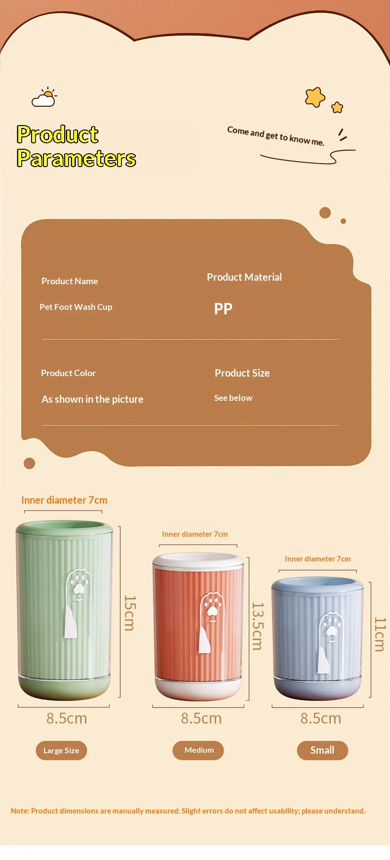 Pet Paw Washer
