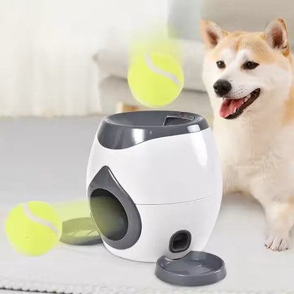 Ball Launcher with Treats Cabin