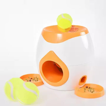 Ball Launcher with Treats Cabin