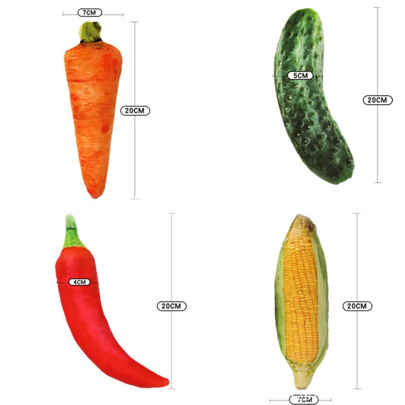 Durable Eco-Friendly Vegetable-Plush Toys