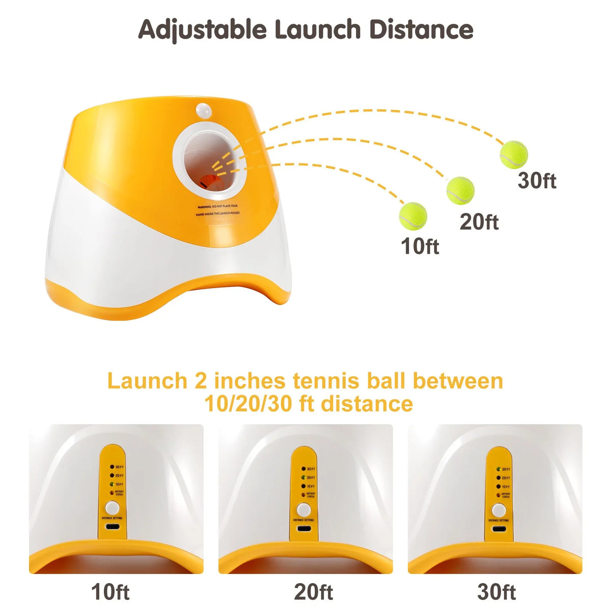 Automatic Ball Launcher with USB Charging