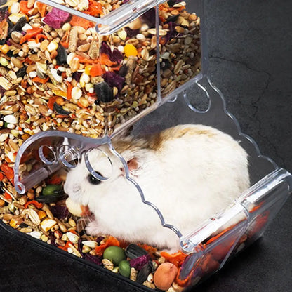 Small-Pet Food Dispenser for Hamsters & Rabbits