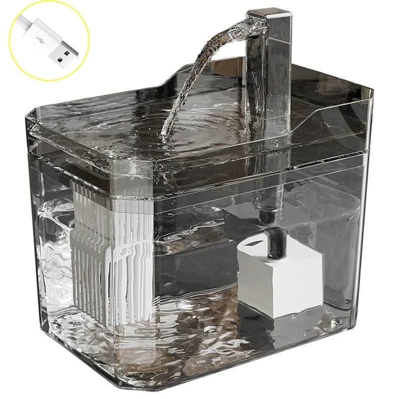 Automatic Cat Water Fountain - Keeps Water Fresh 24/7 So Your Pet Drinks More