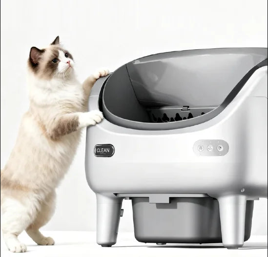 Smart Self-Cleaning Cat Litter Box