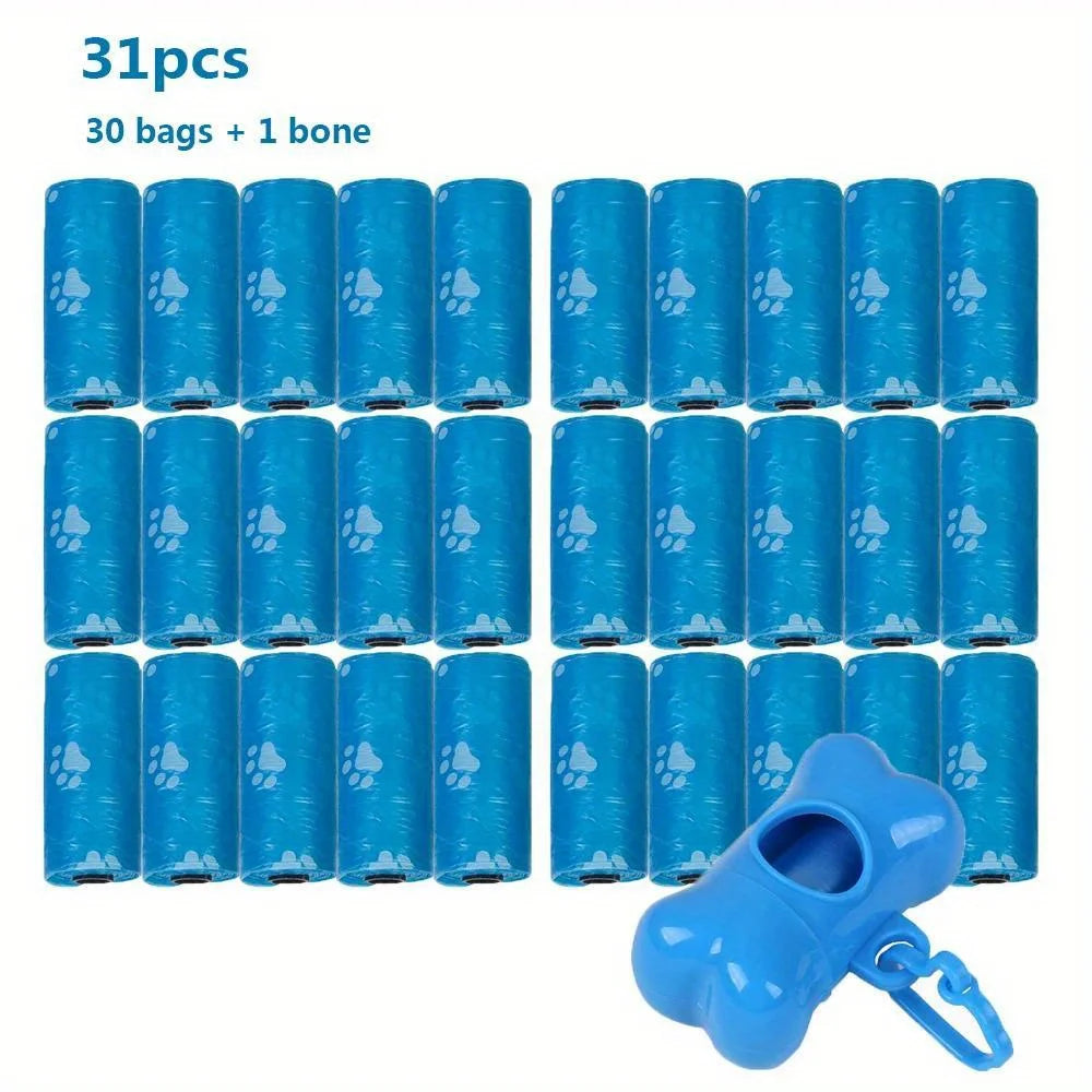 Eco-Friendly Poop Bags with Clip-On Dispenser