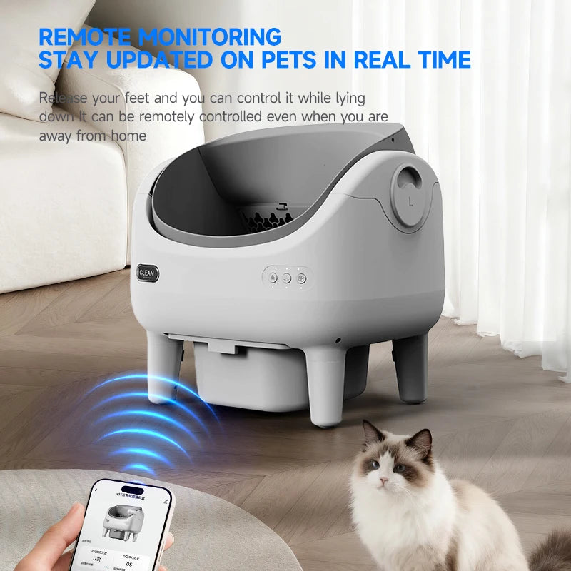 Smart Self-Cleaning Cat Litter Box