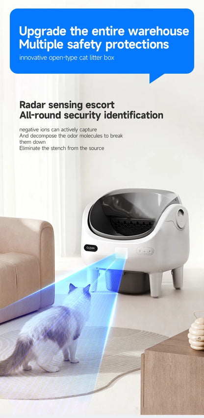 Smart Self-Cleaning Cat Litter Box