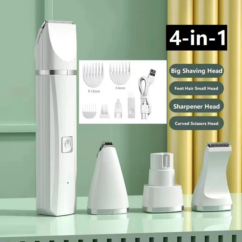 EasyGroom 4-in-1 Pet Care Kit for Dogs & Cats