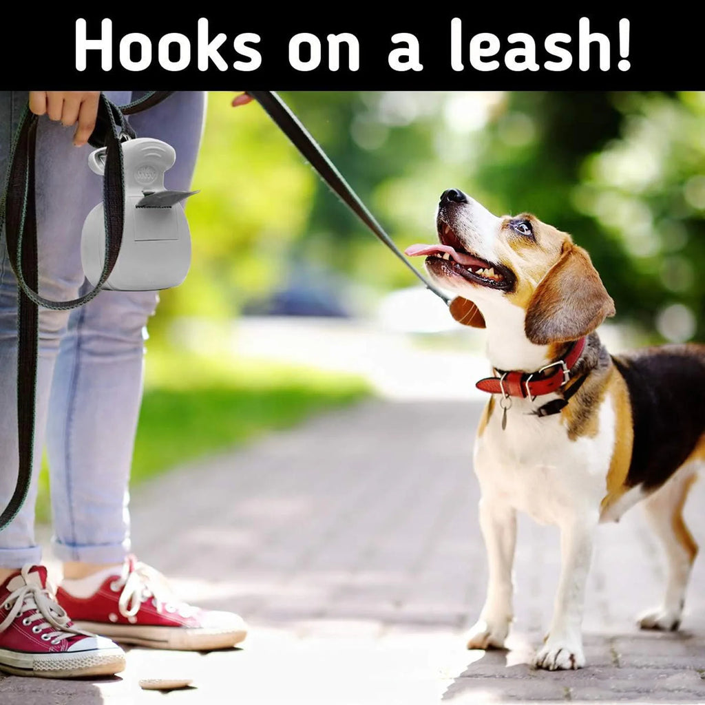 Compact Foldable Poop Bag Dispenser