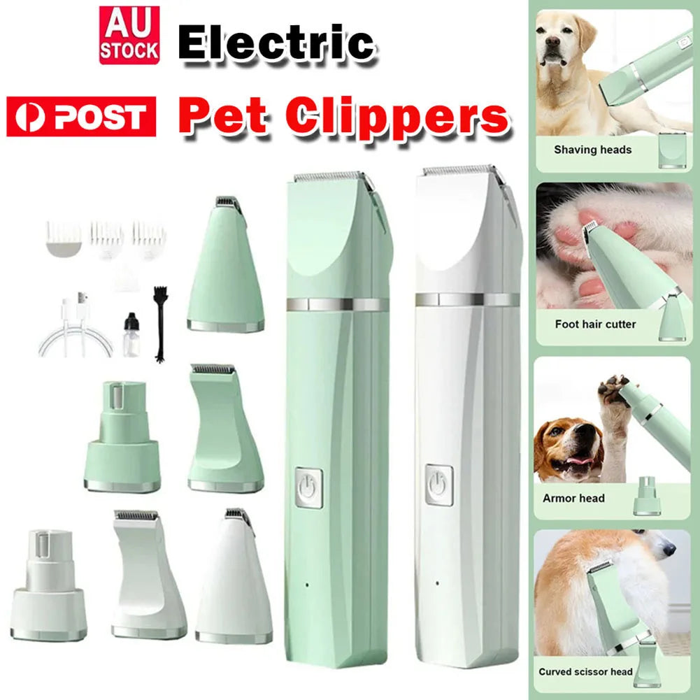 EasyGroom 4-in-1 Pet Care Kit for Dogs & Cats