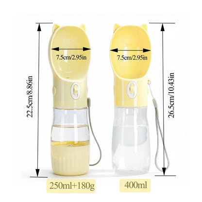On-the-Go Dog Water Bottle & Bowl Combo