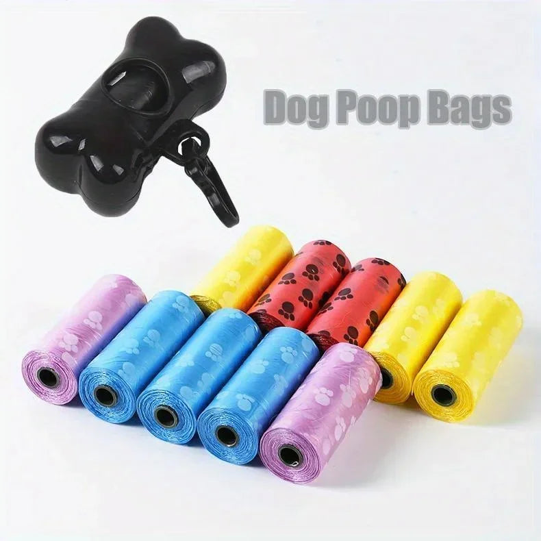 Eco-Friendly Poop Bags with Dispenser