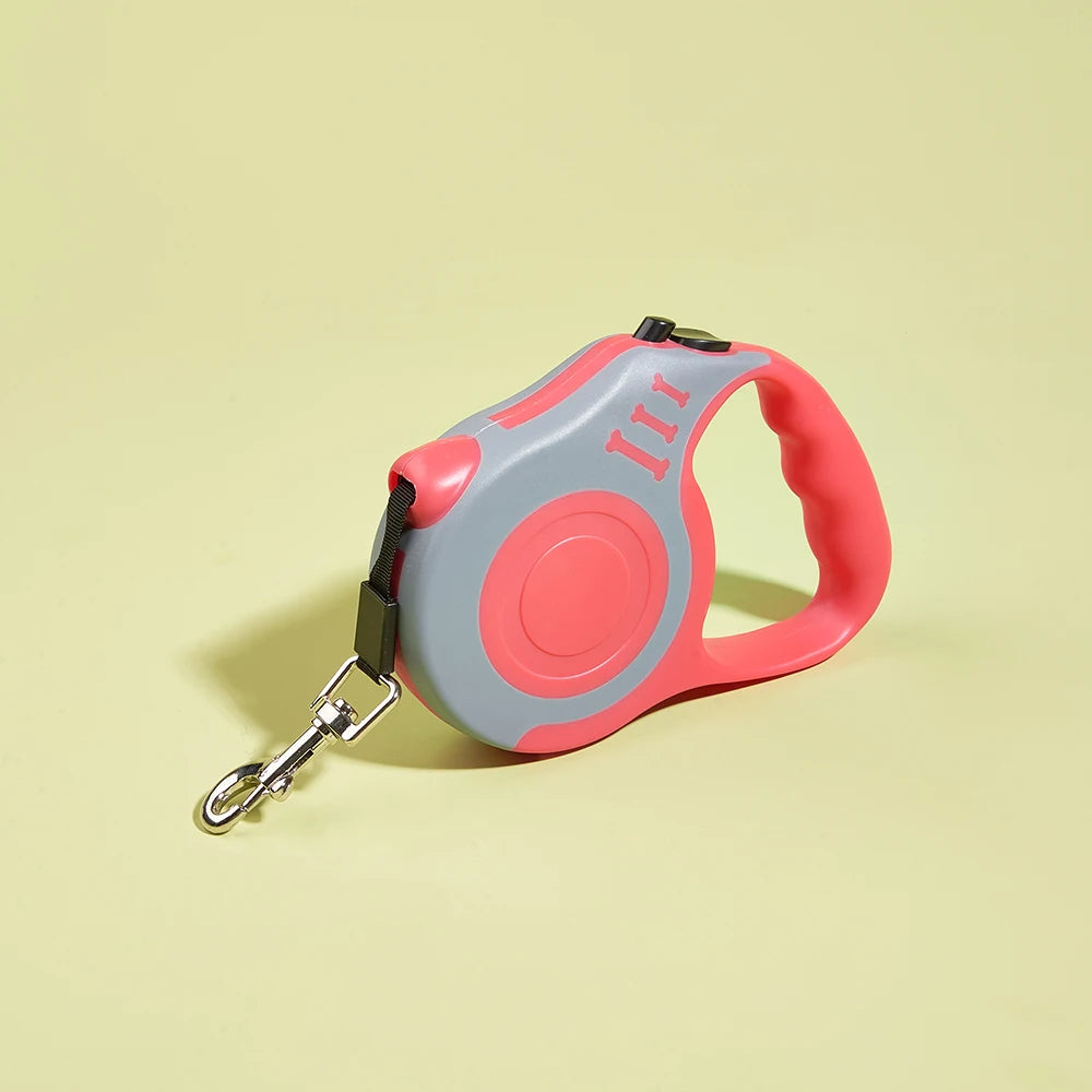 Auto-Retractable Dog Leash, One-Hand Control