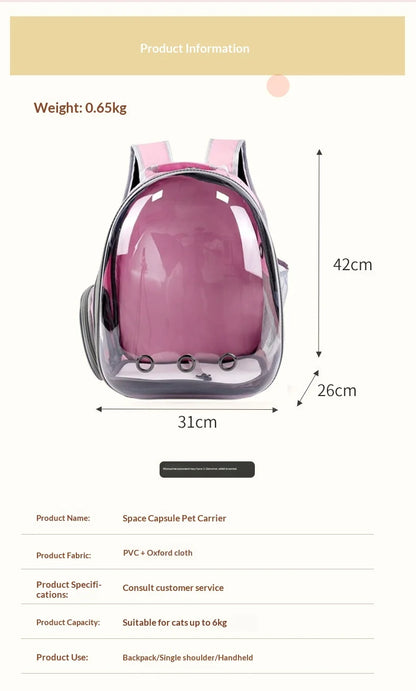 Panoramic Pet Bag