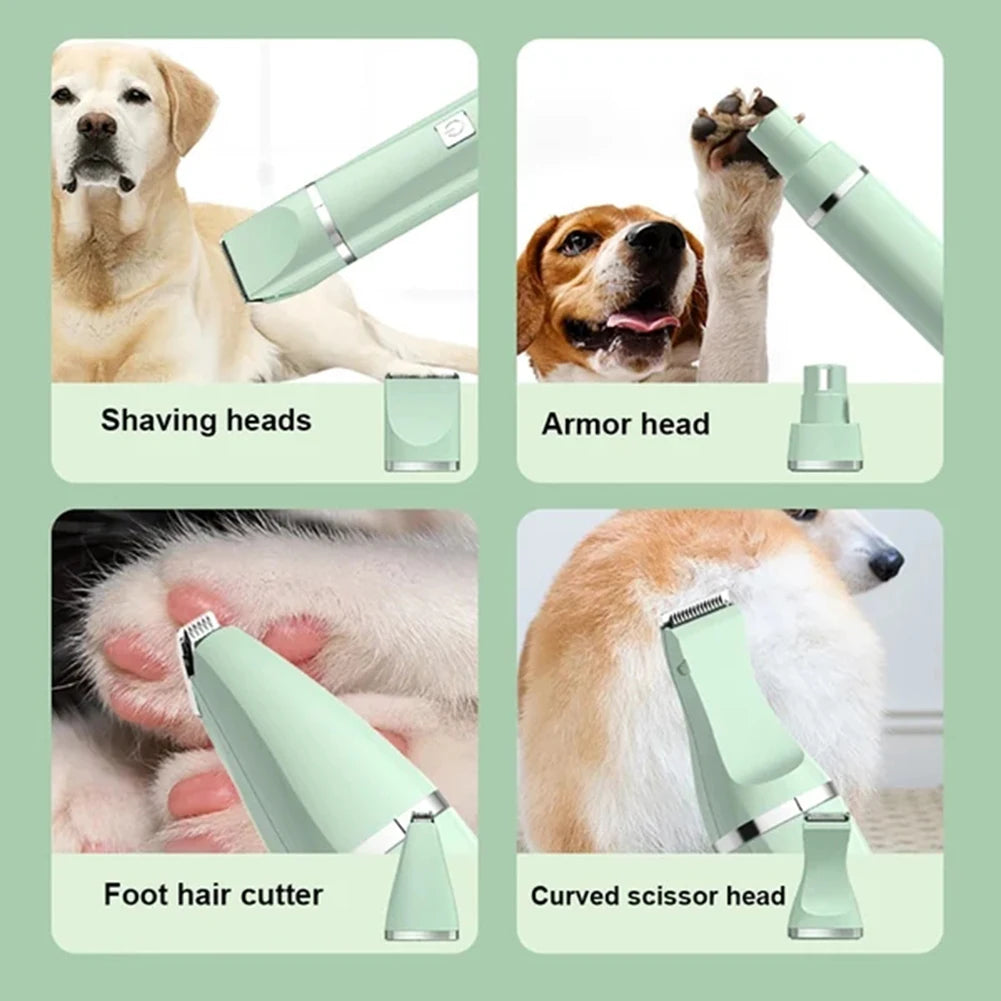 EasyGroom 4-in-1 Pet Care Kit for Dogs & Cats