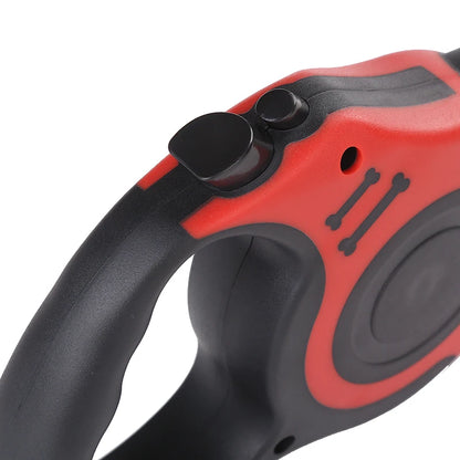 Auto-Retractable Dog Leash, One-Hand Control