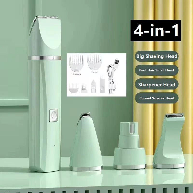 EasyGroom 4-in-1 Pet Care Kit for Dogs & Cats