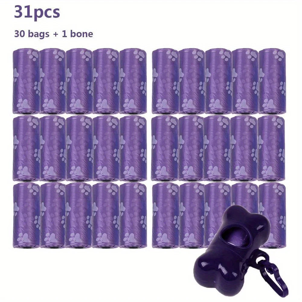 Eco-Friendly Poop Bags with Clip-On Dispenser