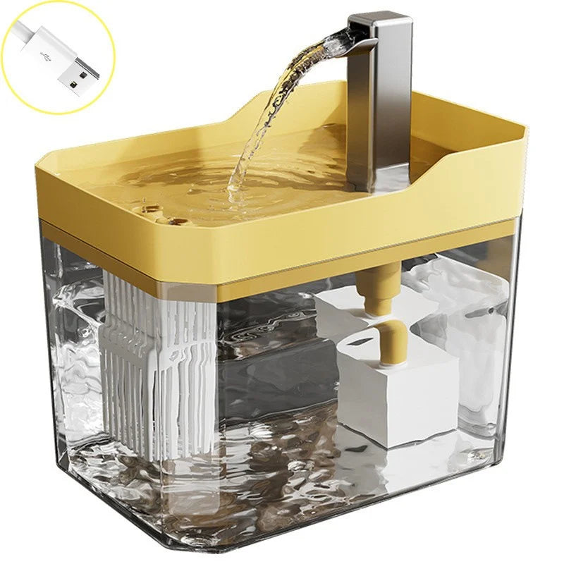 Automatic Cat Water Fountain - Keeps Water Fresh 24/7 So Your Pet Drinks More