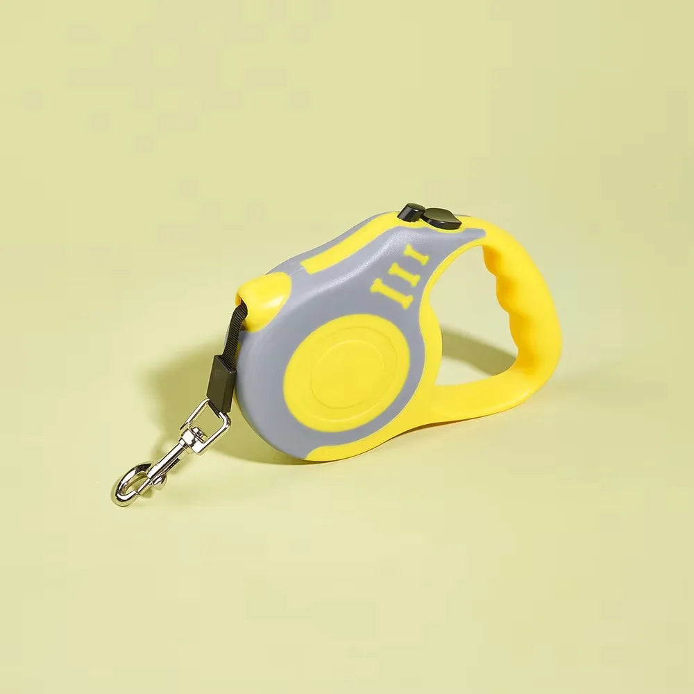 Auto-Retractable Dog Leash, One-Hand Control