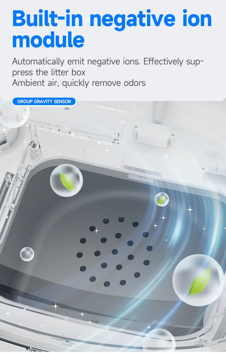 Smart Self-Cleaning Cat Litter Box