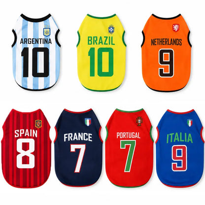 World Cup Soccer Jersey for Dogs