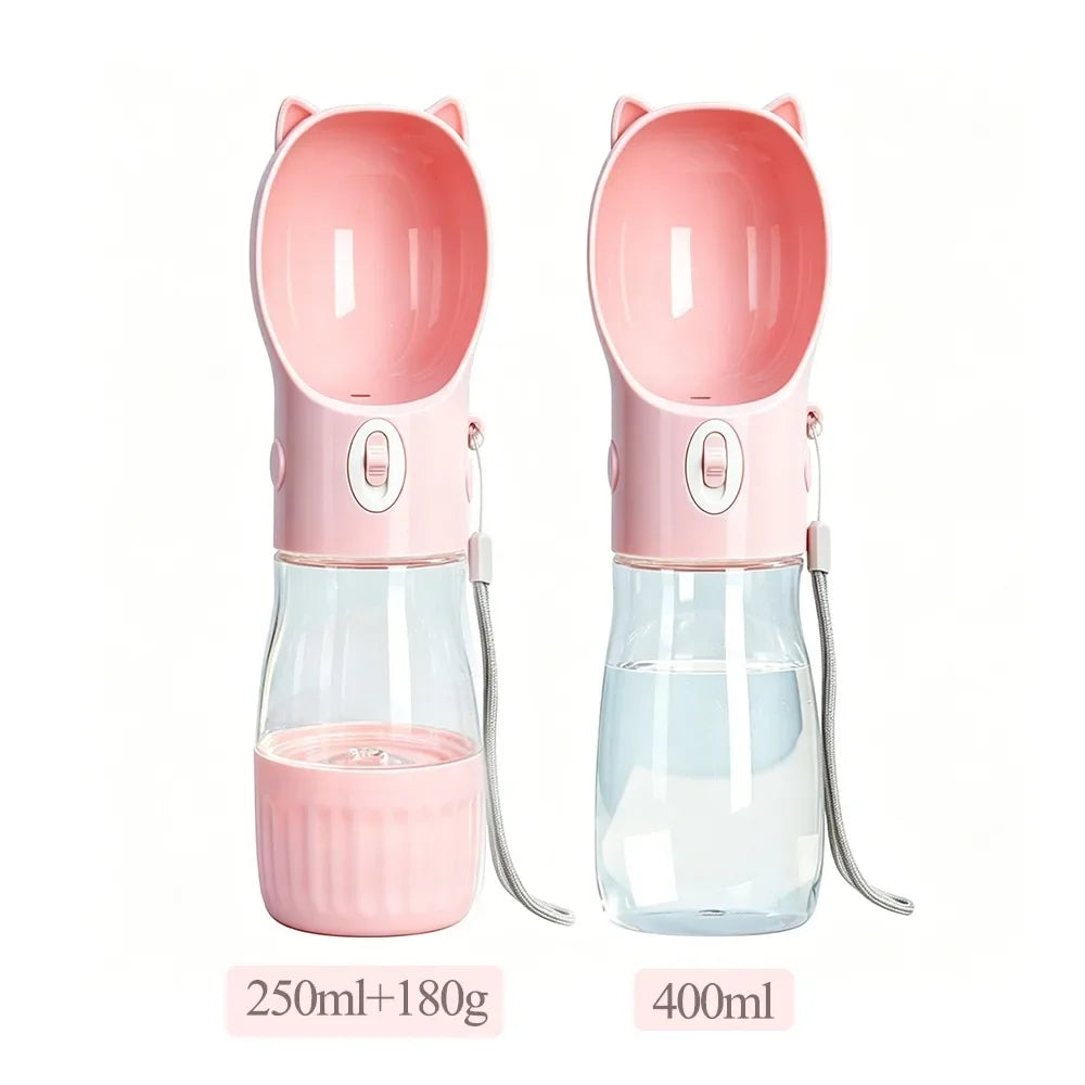 On-the-Go Dog Water Bottle & Bowl Combo