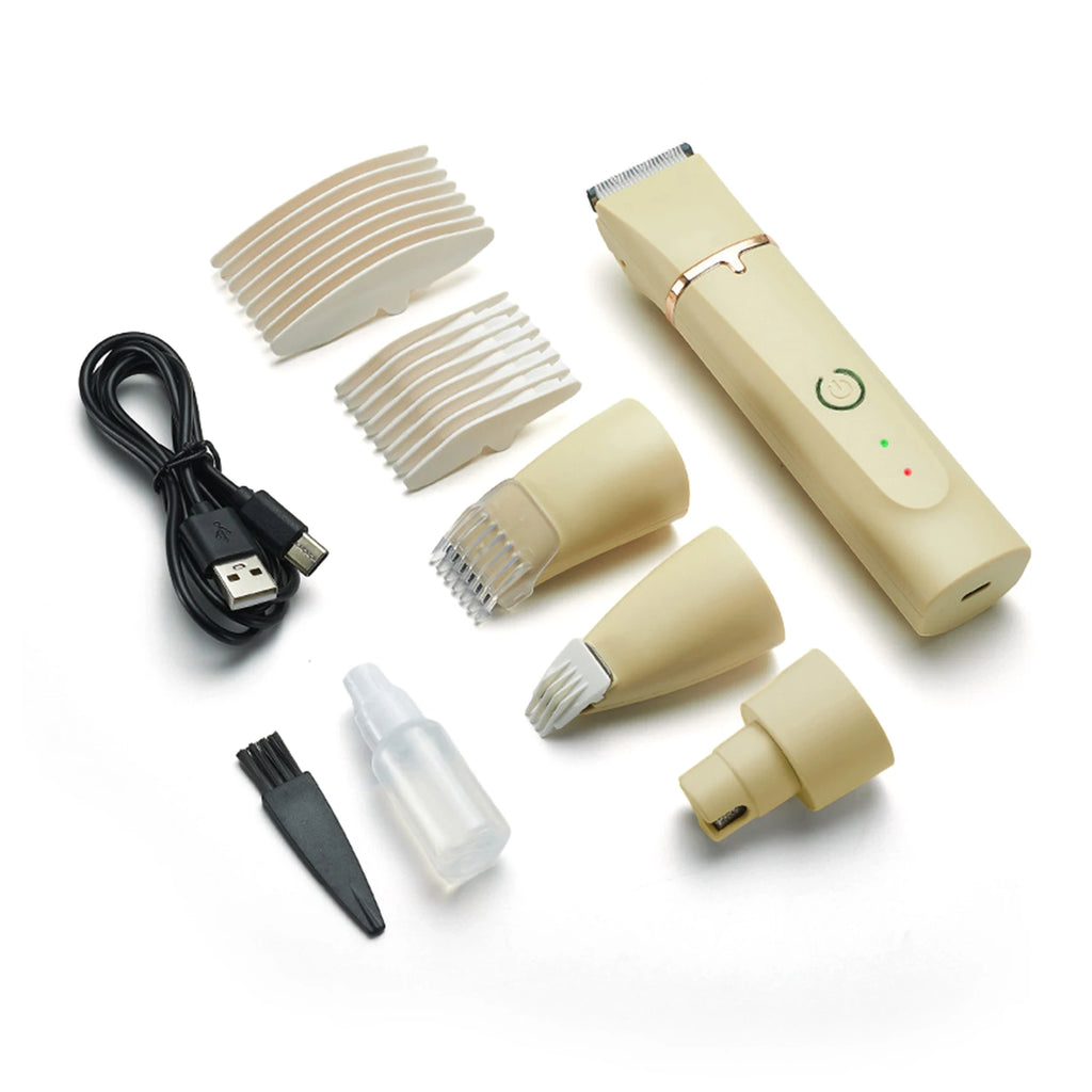 EasyGroom 4-in-1 Pet Care Kit for Dogs & Cats