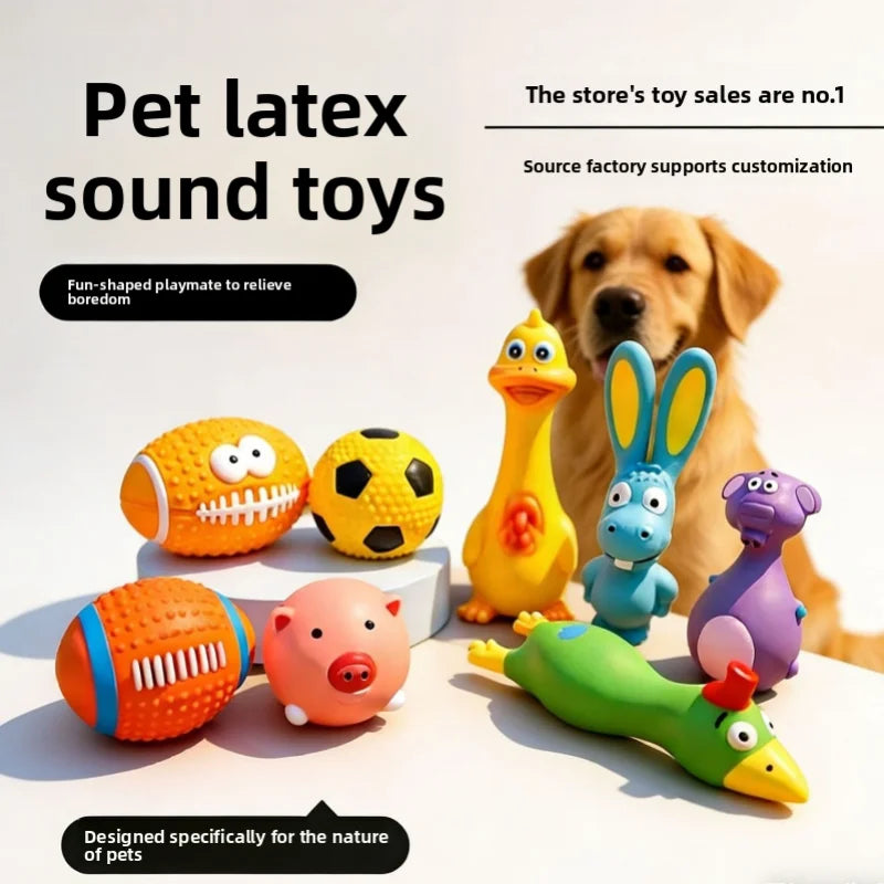 Latex Squeaky Dog Toy