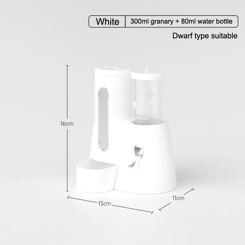 Hamster Auto-Feeder & Water Dispenser, 2-in-1