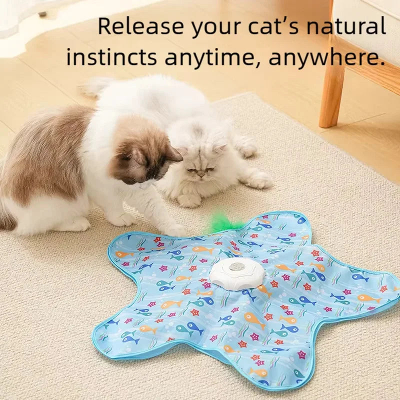 Interactive Cat Hunting Carpet Toy