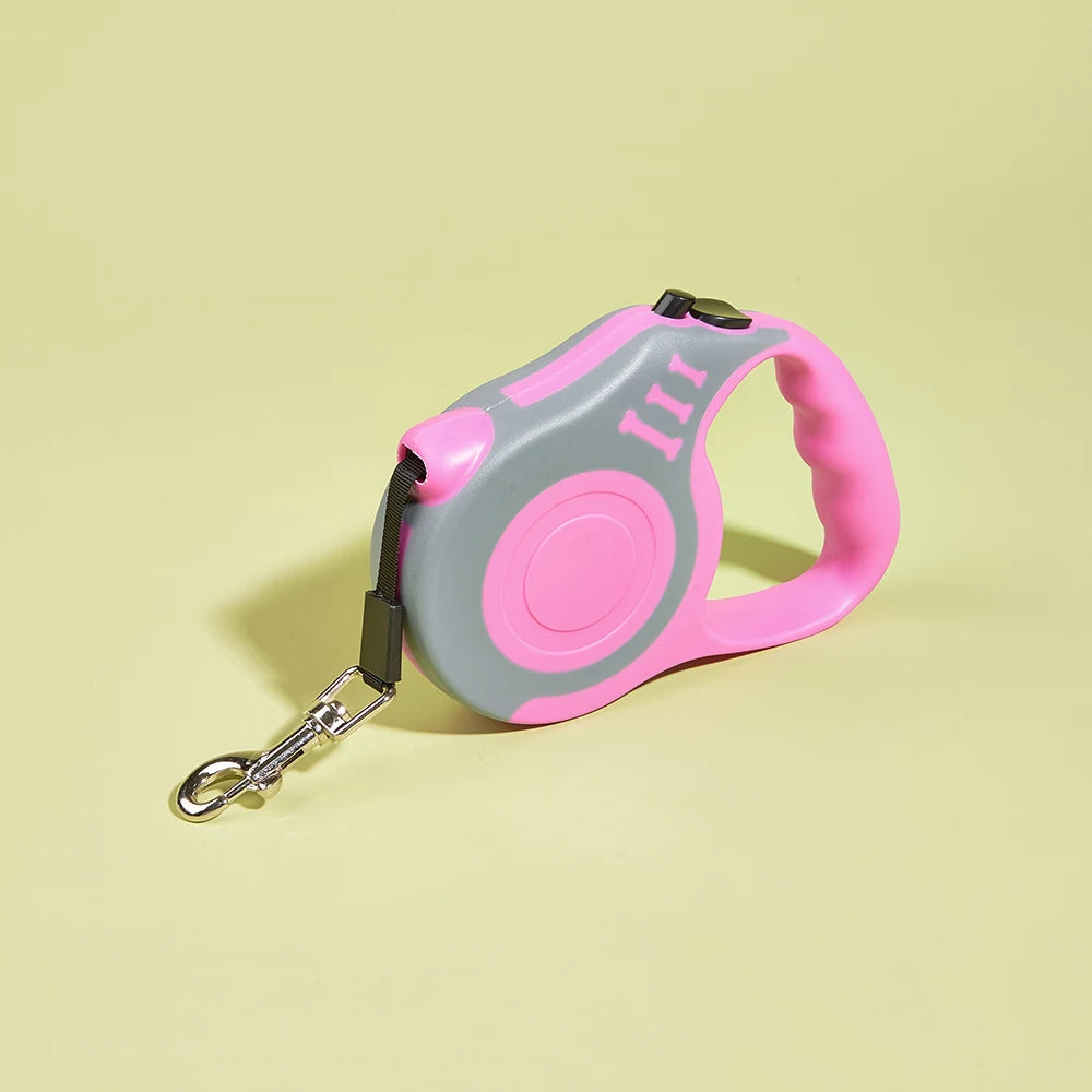 Auto-Retractable Dog Leash, One-Hand Control