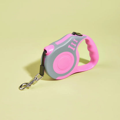 Auto-Retractable Dog Leash, One-Hand Control