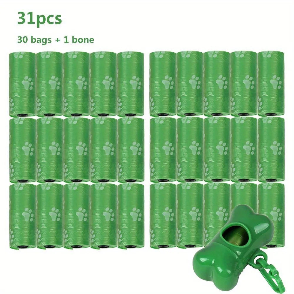 Eco-Friendly Poop Bags with Clip-On Dispenser