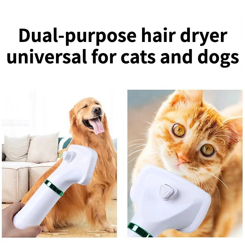 2-In-1 Pet Hair Dryers and Comb Brush