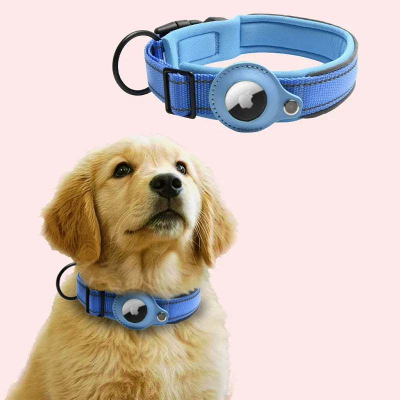 AirTag-Compatible GPS Tracking Dog Collar