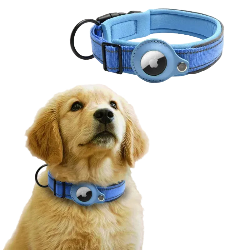 AirTag-Compatible GPS Tracking Dog Collar