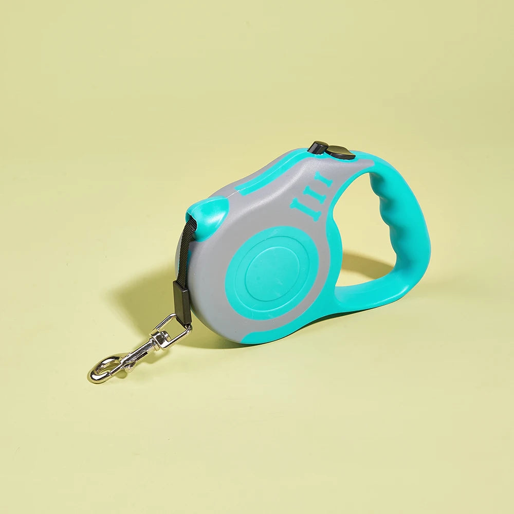 Auto-Retractable Dog Leash, One-Hand Control