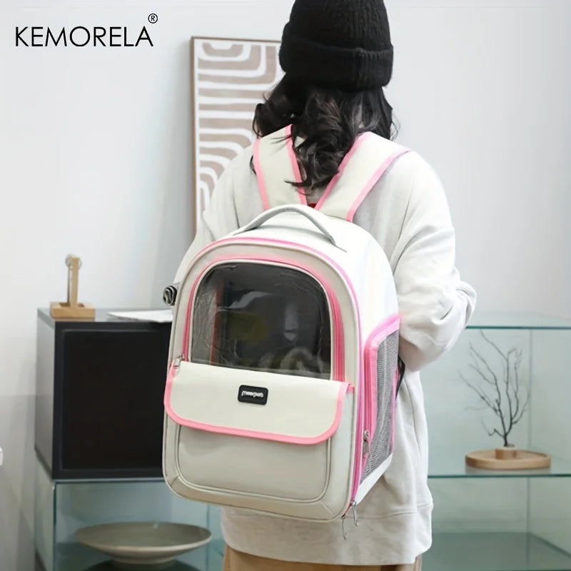 Large  Breathable Pet Carrier Backpack