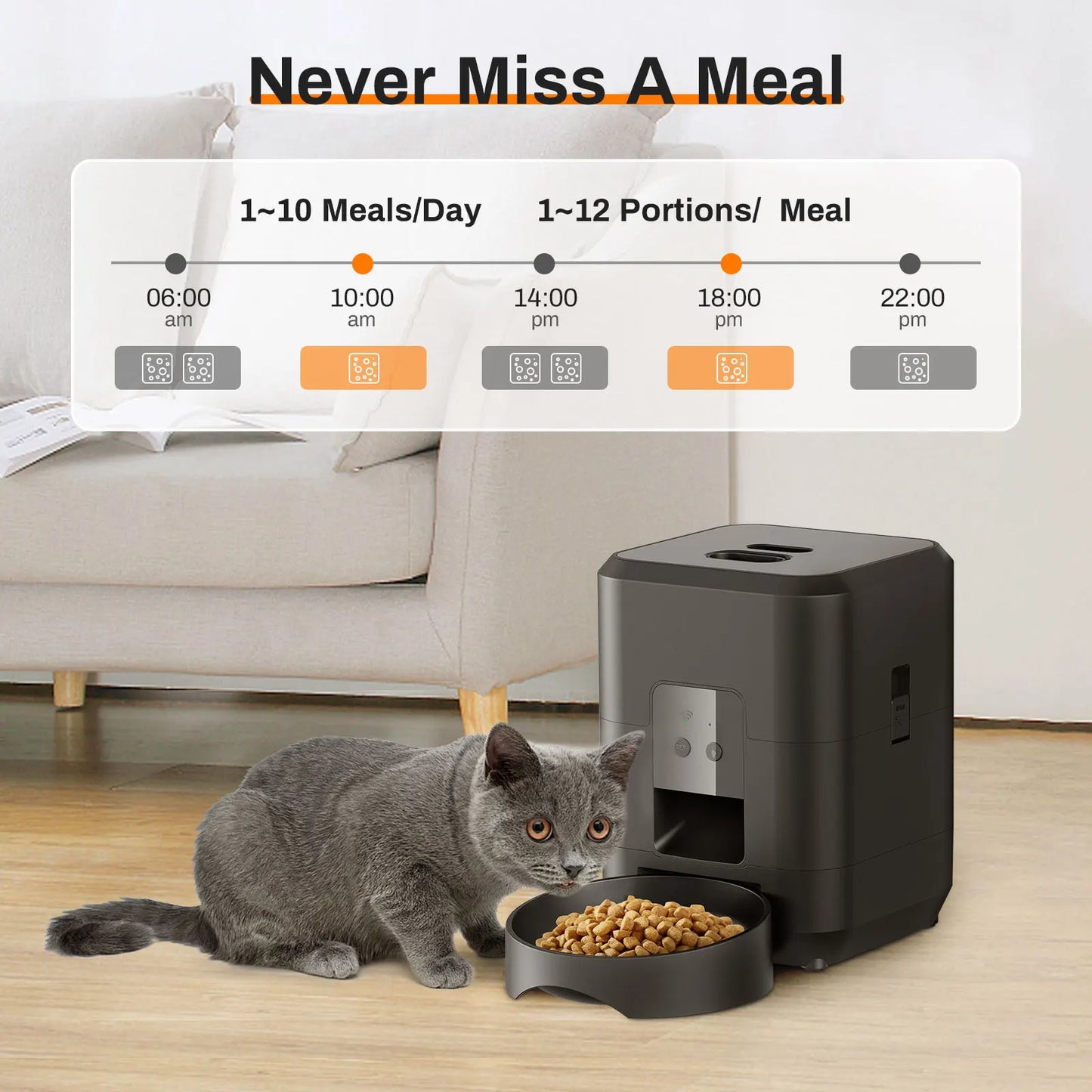 Smart Pet Feeder with App Control
