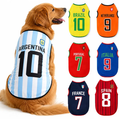 World Cup Soccer Jersey for Dogs
