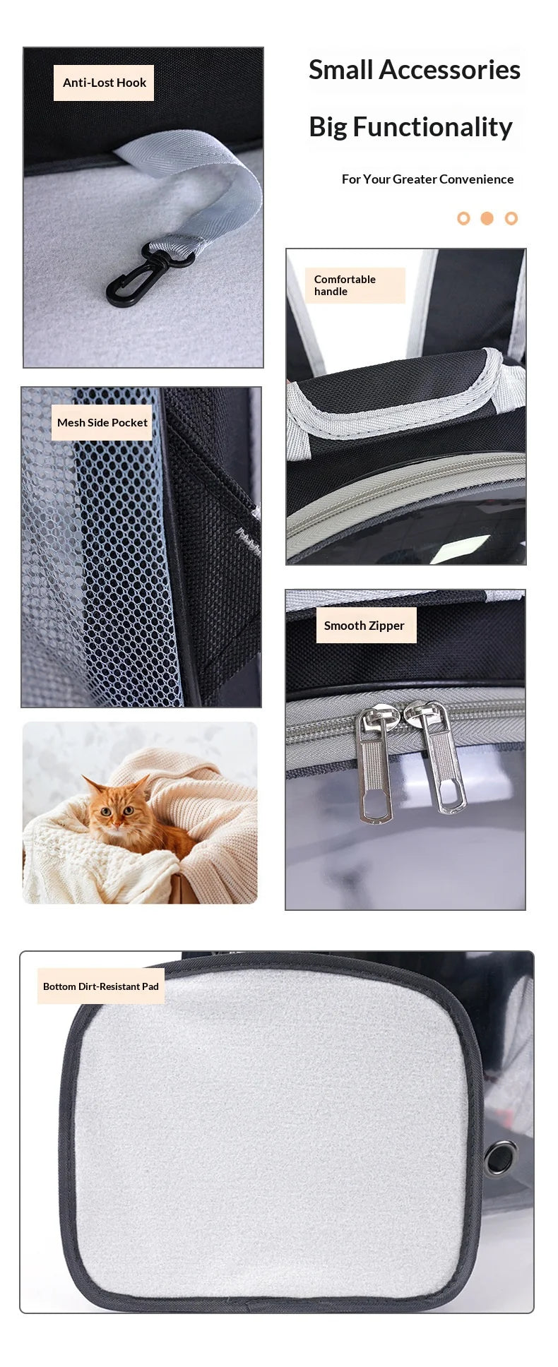 Panoramic Pet Bag