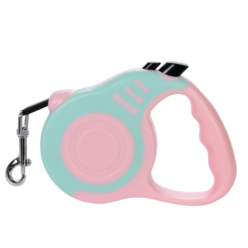 Auto-Retractable Dog Leash, One-Hand Control