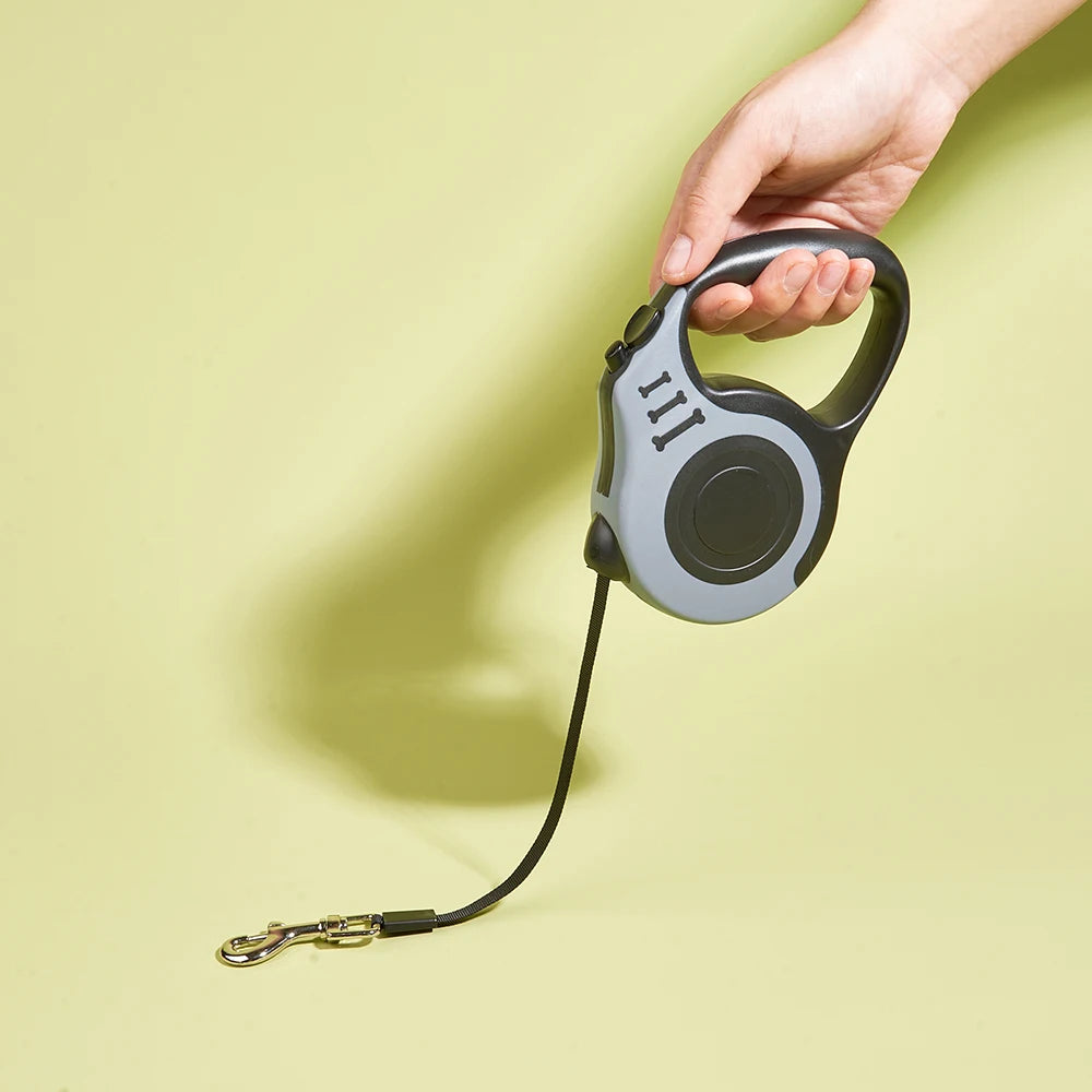 Auto-Retractable Dog Leash, One-Hand Control