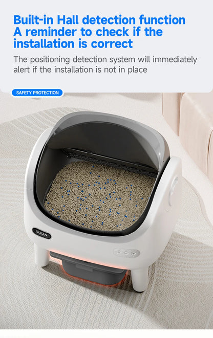 Smart Self-Cleaning Cat Litter Box