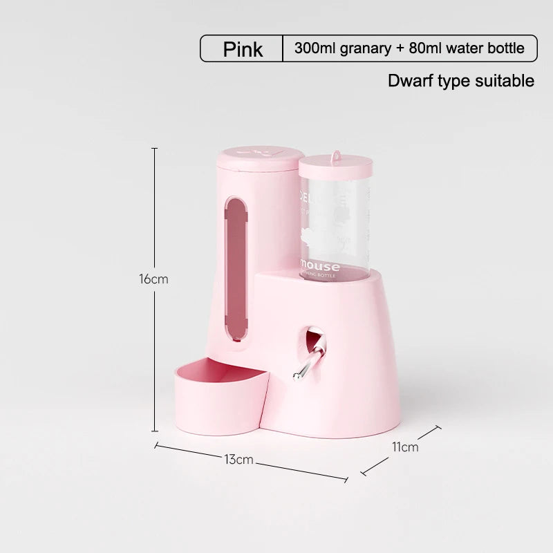Hamster Auto-Feeder & Water Dispenser, 2-in-1