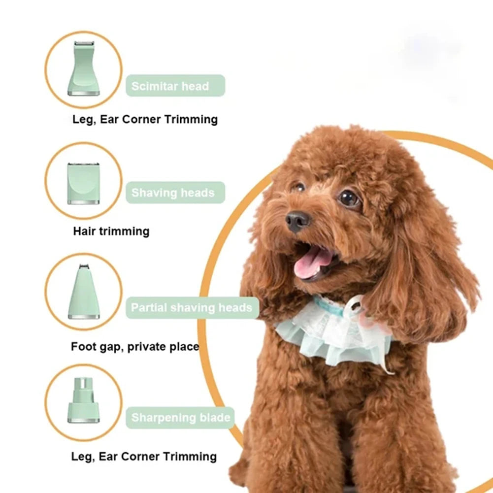EasyGroom 4-in-1 Pet Care Kit for Dogs & Cats
