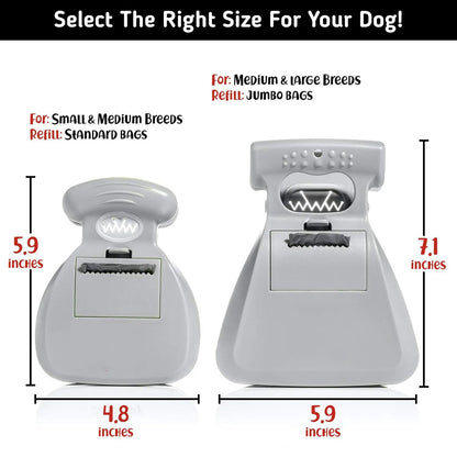 Compact Foldable Poop Bag Dispenser